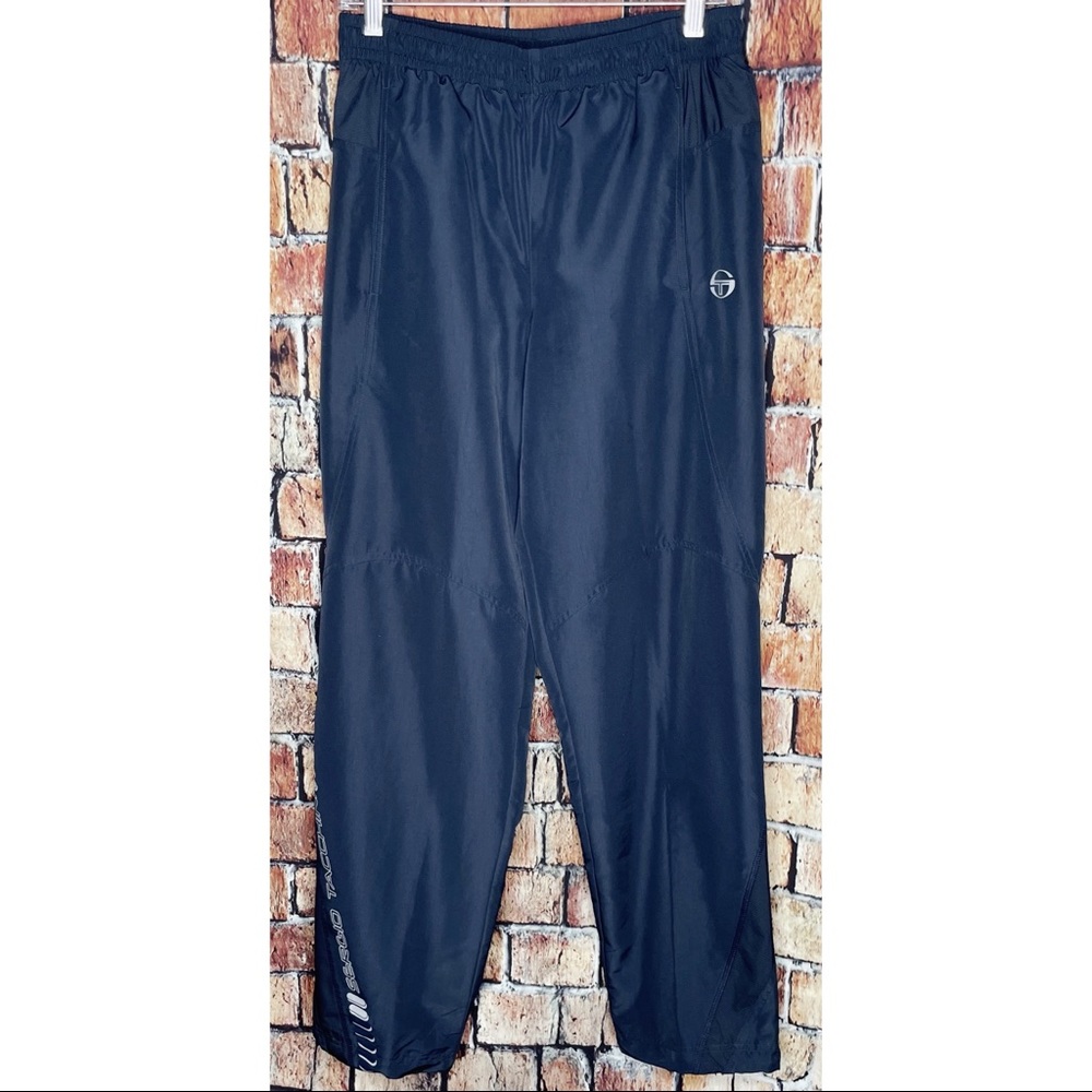 Sergio Tacchini Men’s Track Wind Lounge Sweat Activewear Mesh Lined Medium Pants